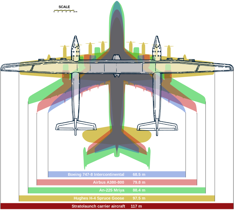 Illustration for article titled First images of the world's largest airplane